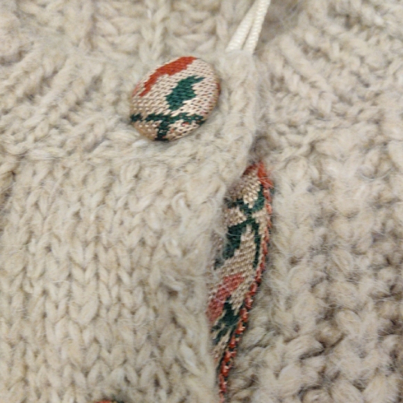 Zara Beige Knit Cardigan - Picture 7 of 14